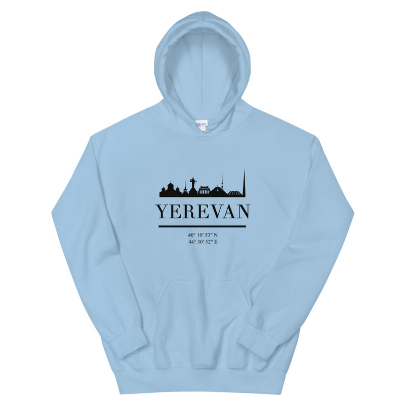 Yerevan Skyline Sev - Hoodie