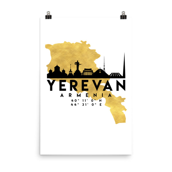 Yerevan Skyline Voski - Poster