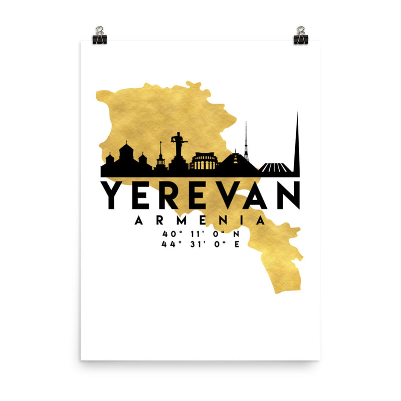 Yerevan Skyline Voski - Poster