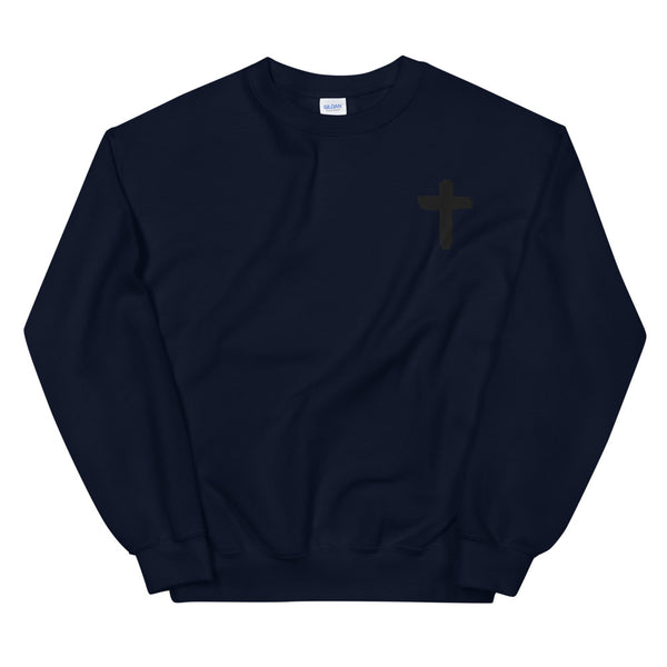 Cross - Embroidered Sweatshirt