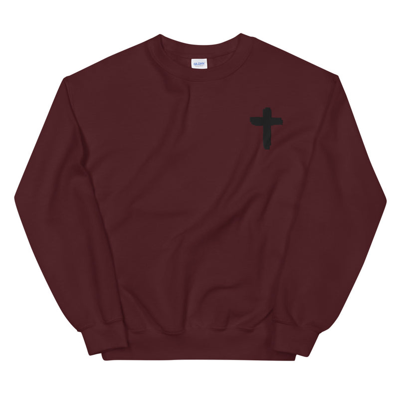 Cross - Embroidered Sweatshirt