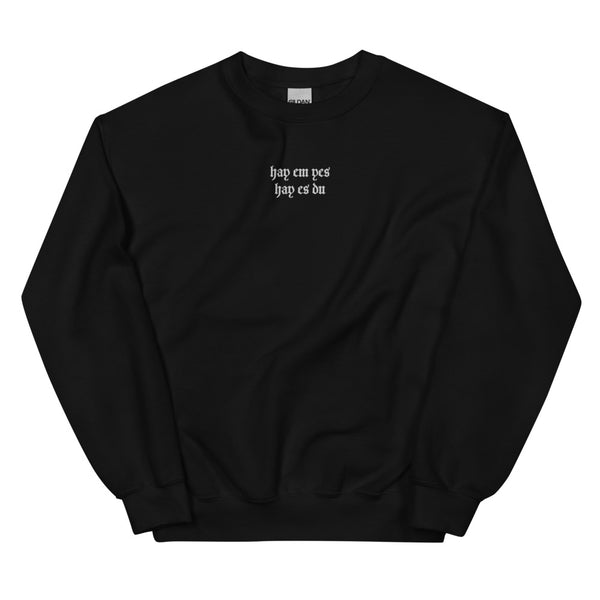 Hay Em Yes - Embroidered Sweatshirt