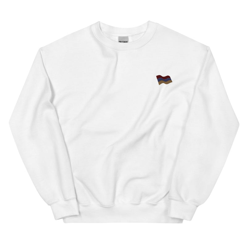 Waving Flag - Embroidered Sweatshirt